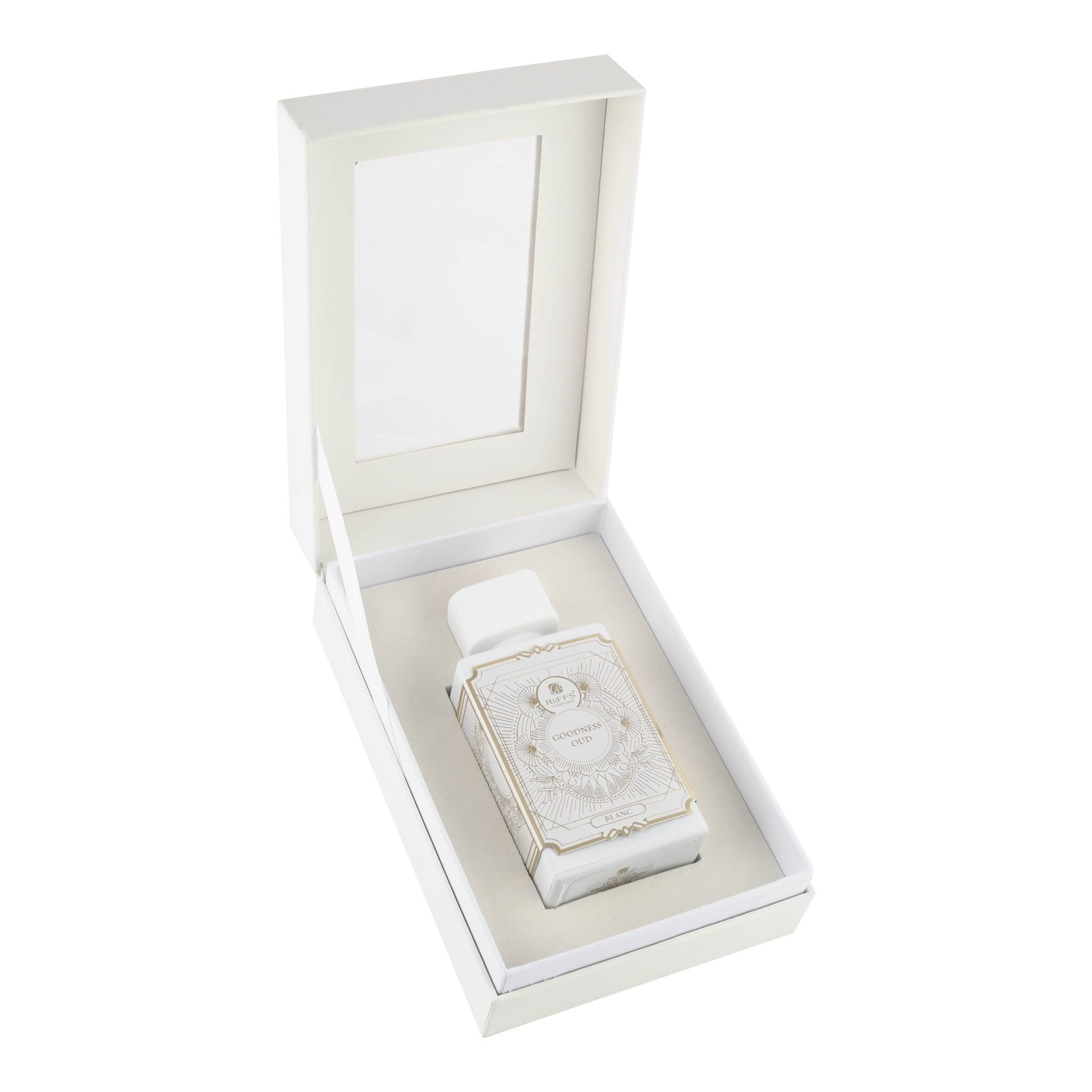 Riiffs Goodness Oud Blanc Eau de Parfum 100ml Unisex – Eleganter Weißer Oud Duft, Sanft & Langanhaltend, Luxuriöses Orientalisches Parfum