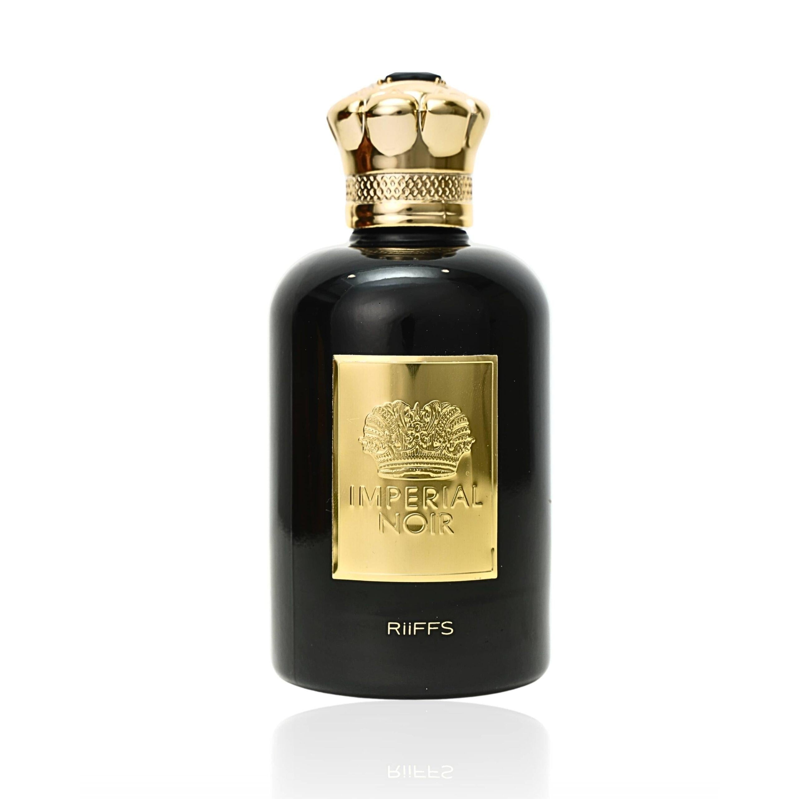 Riiffs Imperial Noir Eau de Parfum 100ml Unisex – Dunkel-Holziger & Würziger Duft, Intensiv & Langanhaltend, Luxuriöses Parfum für Damen & Herren