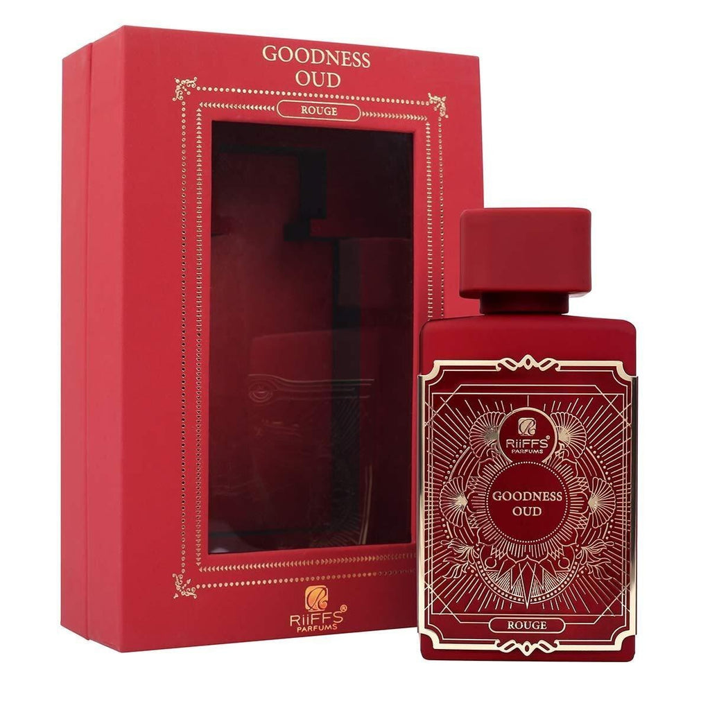 Riiffs Goodness Oud Rouge Eau de Parfum 100ml Unisex – Intensiver Oud Duft mit Süßer & Würziger Note, Orientalisch & Langanhaltend, Luxus Parfum