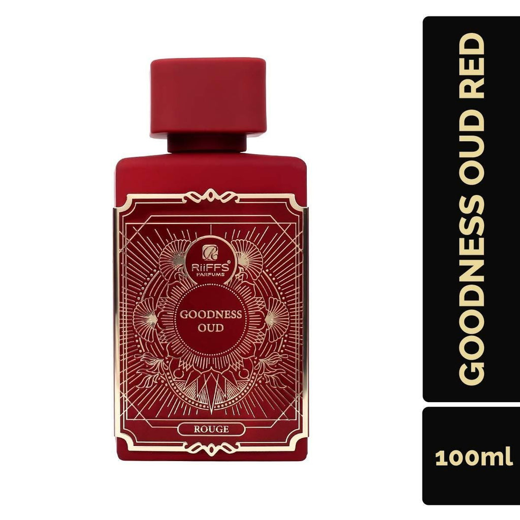 Riiffs Goodness Oud Rouge Eau de Parfum 100ml Unisex – Intensiver Oud Duft mit Süßer & Würziger Note, Orientalisch & Langanhaltend, Luxus Parfum