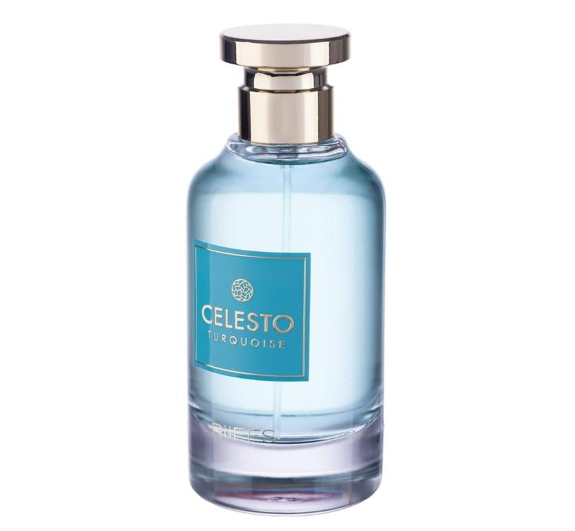 Riiffs Celesto Turquoise Eau de Parfum 100ml – Frischer Orientduft | Langanhaltendes Arabisches Parfum für Damen & Herren