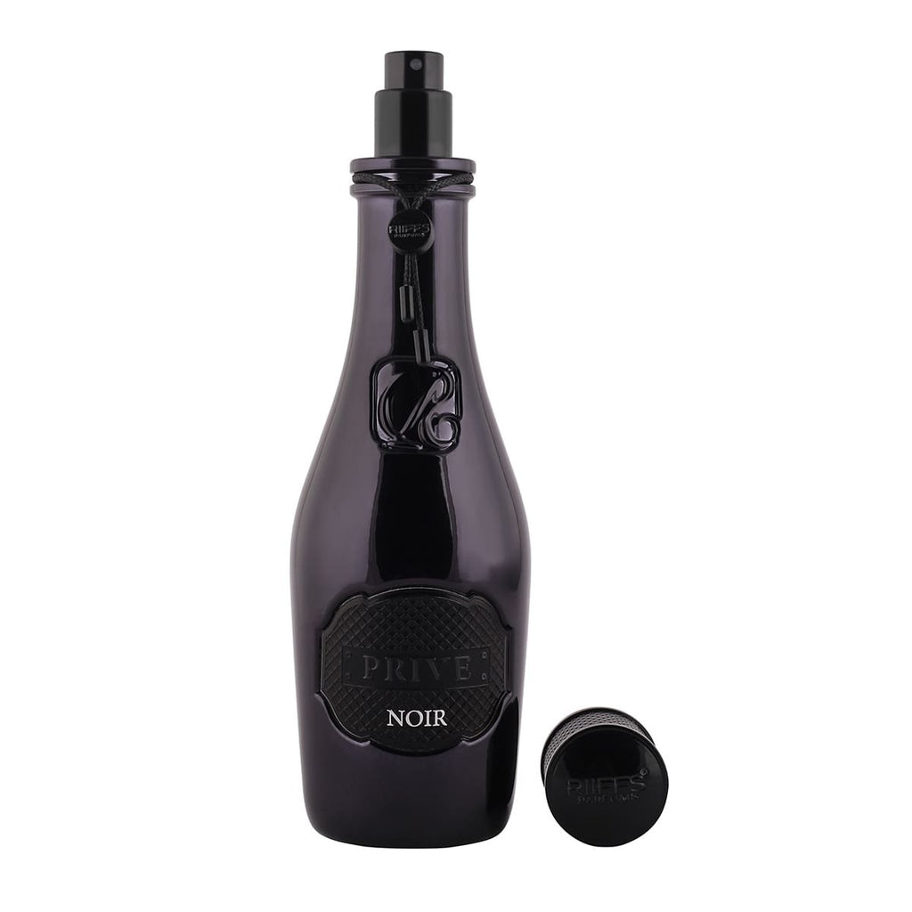 Riiffs Prive Noir Eau de Parfum 100ml Unisex – Dunkel-Holziger & Würziger Duft, Intensiv & Langanhaltend, Luxuriöses Parfum für Damen & Herren