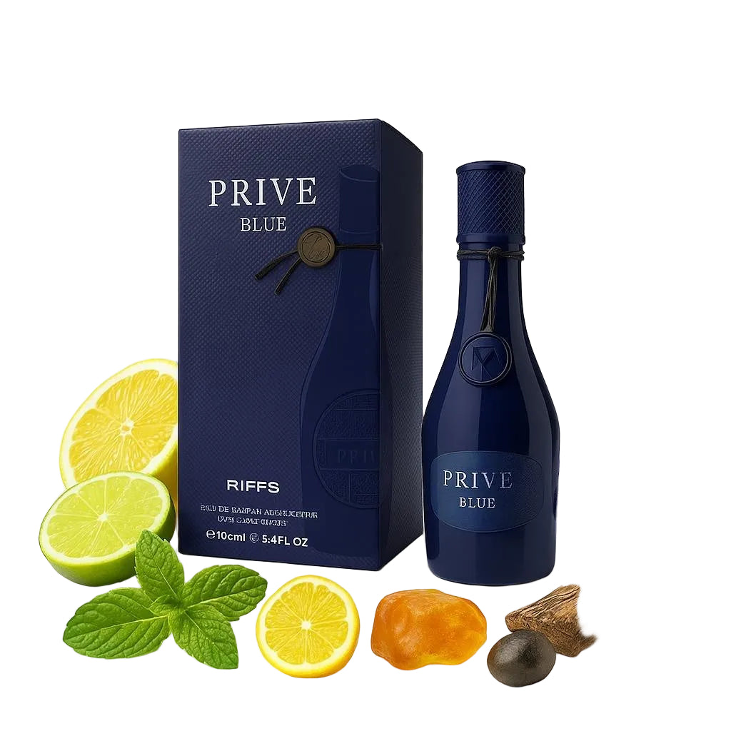 Riiffs Prive Blue Eau de Parfum 100ml Unisex – Frischer & Aquatischer Duft, Modern & Langanhaltend, Luxus Parfum für Damen & Herren