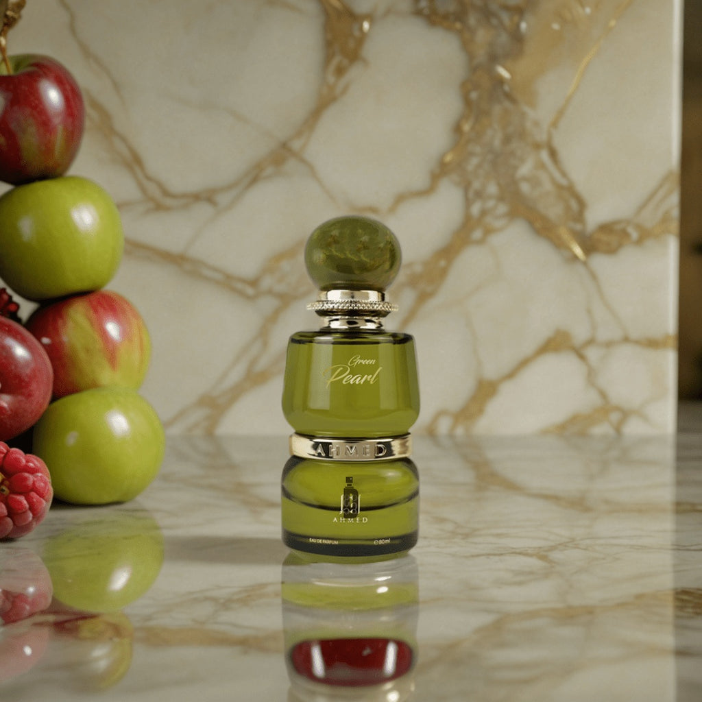 Ahmed Al Maghribi Green Pearl Eau de Parfum 80ml – Frischer Grüner Duft, Elegant & Langanhaltend, Luxus Parfum Unisex