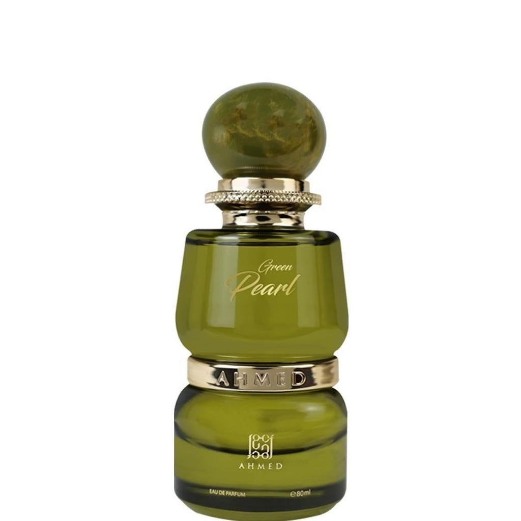 Ahmed Al Maghribi Green Pearl Eau de Parfum 80ml – Frischer Grüner Duft, Elegant & Langanhaltend, Luxus Parfum Unisex