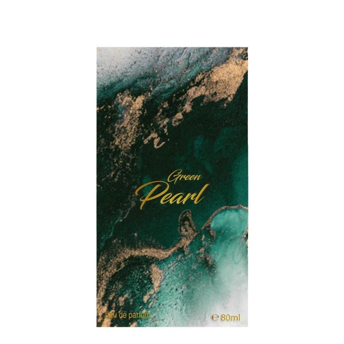 Ahmed Al Maghribi Green Pearl Eau de Parfum 80ml – Frischer Grüner Duft, Elegant & Langanhaltend, Luxus Parfum Unisex
