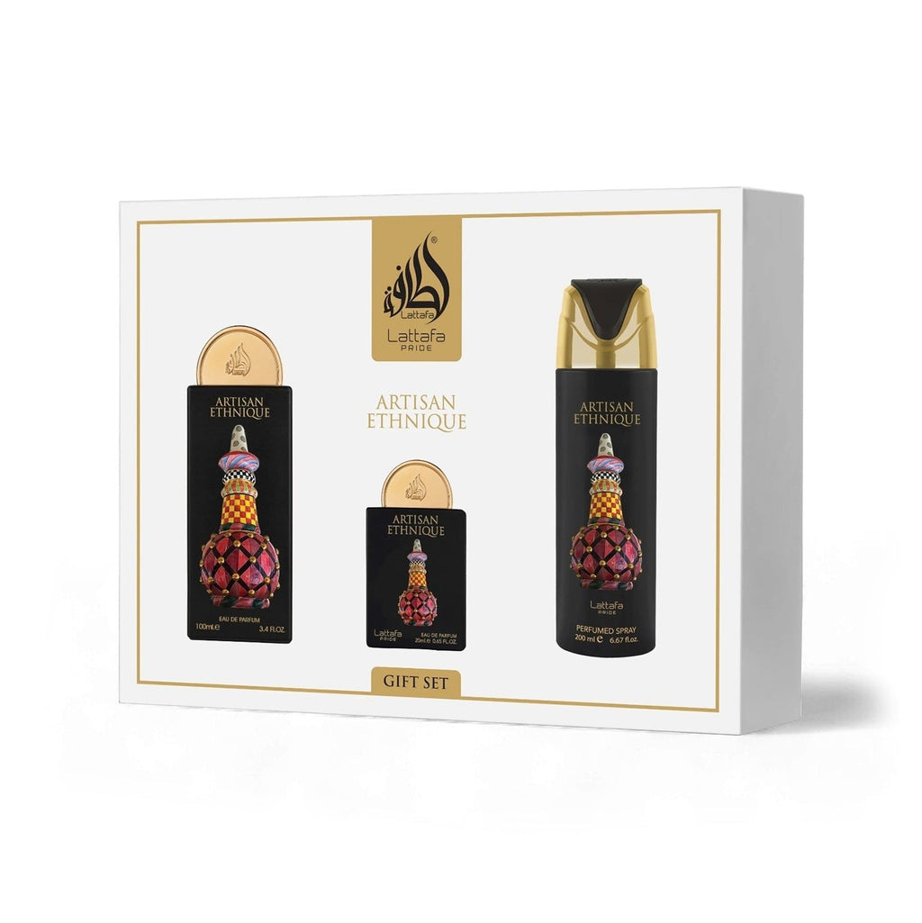 Lattafa Pride Artisan Ethnique Gift Set 3 Pieces