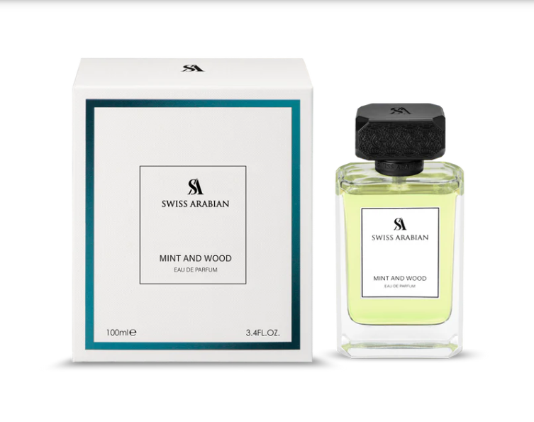 Swiss Arabian MINT AND WOOD EDP - For Him - 100ML