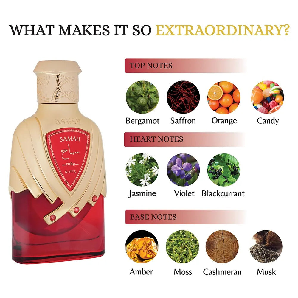 Samah Ruby | Extrait De Parfum 100ml | by Riiffs